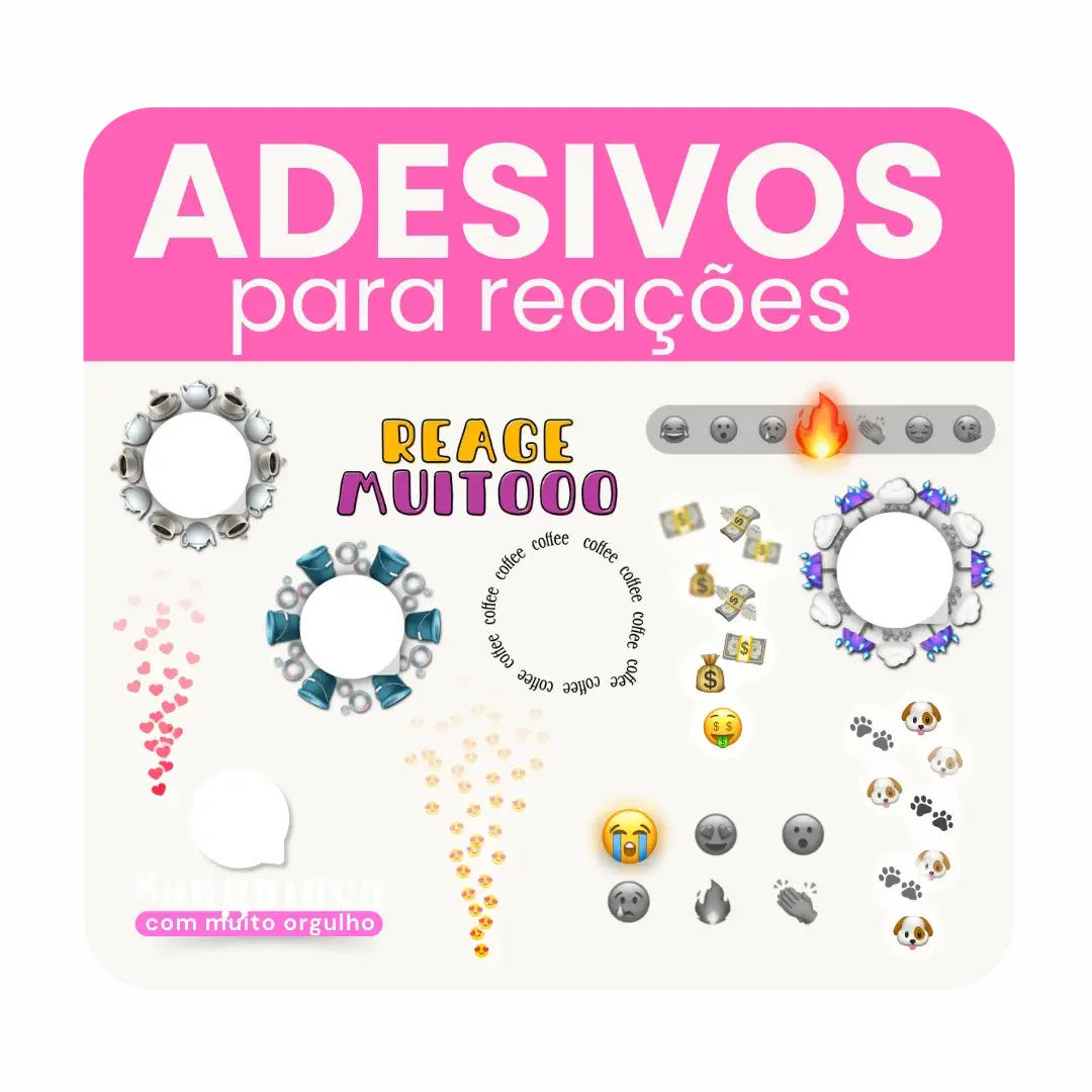 Adesivos para Stories